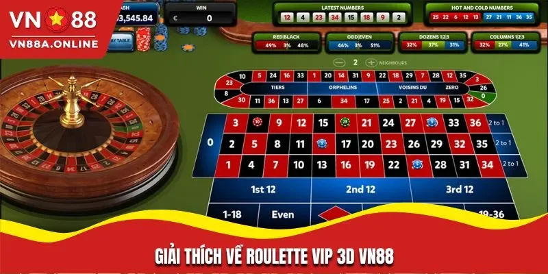 Giải thích về Roulette Vip 3D VN88