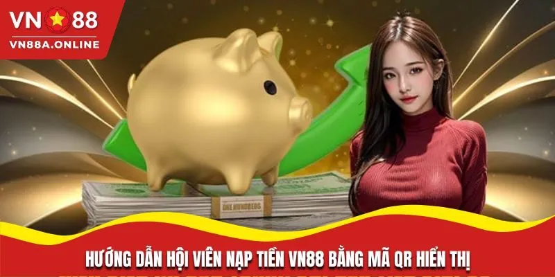 Hướng dẫn hội viên nạp tiền VN88 bằng mã QR hiển thị