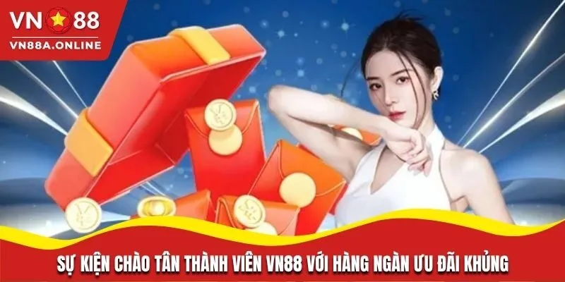 Ưu đãi khủng chào tân thành viên cực hấp dẫn chỉ có tại VN88