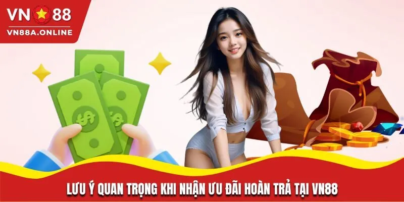 Lưu ý quan trọng khi nhận ưu đãi hoàn trả tại VN88