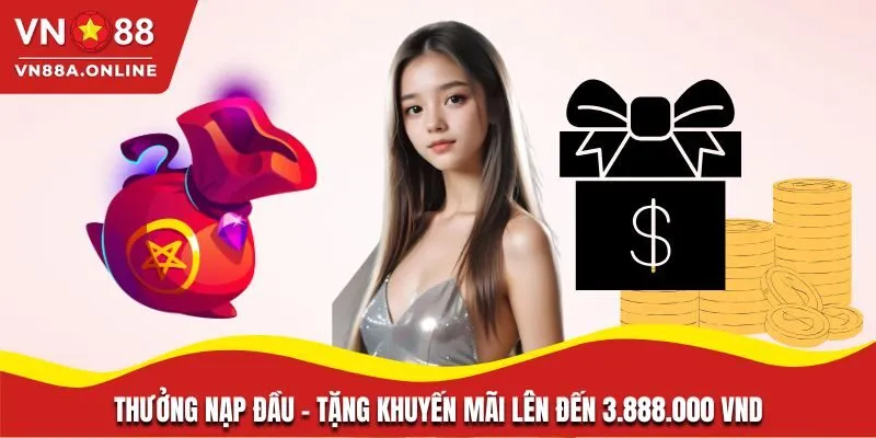 Các mức thưởng của thưởng nạp đầu