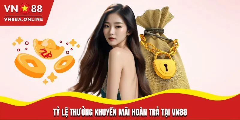 Tỷ lệ thưởng khuyến mãi hoàn trả tại VN88